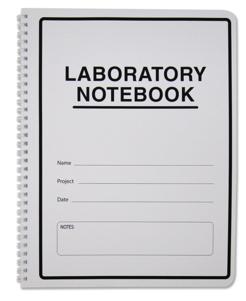 BookFactory Student Lab Notebook (Scientific Grid Format) - Standard No Carbon Copies 8.5'' x 11'', 100 Pages [Wire-O Bound] (Made in USA) - Image 1
